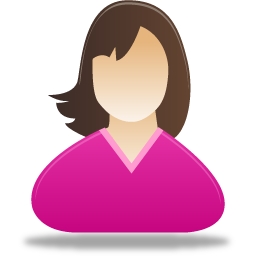 256x256 Woman Icon