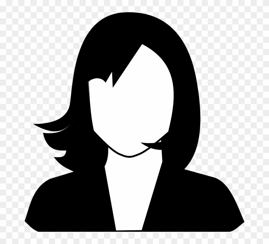 880x798 Woman Icon Black And White Clipart