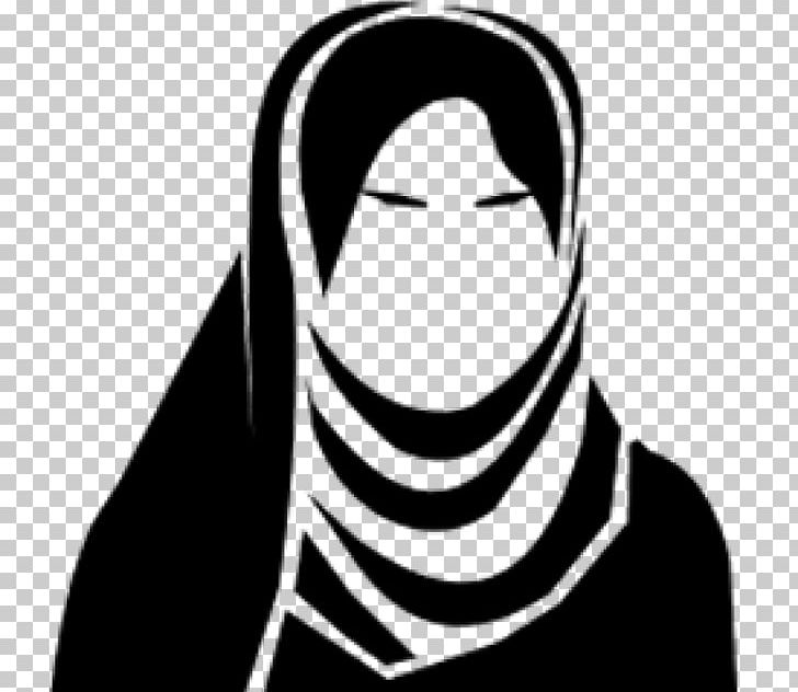 728x632 Hijab Computer Icons Woman Png, Clipart, Black, Black And White
