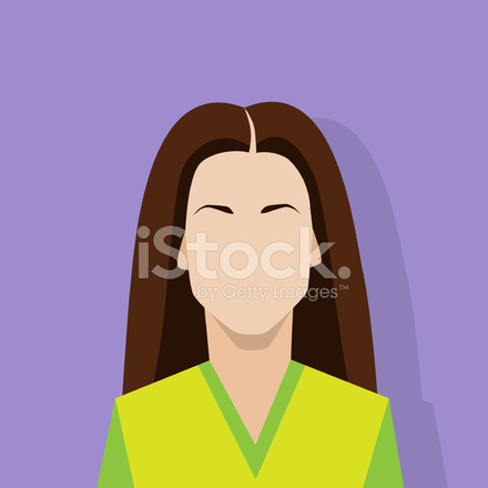 440x440 Profile Icon Female Avatar Woman Portrait Stock Vector