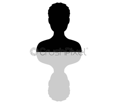 500x438 Woman Profile Icon, Stock Vector Crushpixel