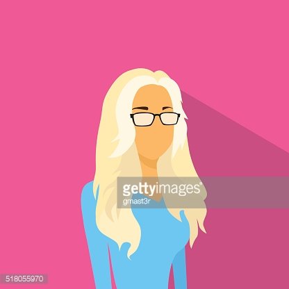 416x416 Woman Profile Icon Avatar Fashion Style Female Premium Clipart