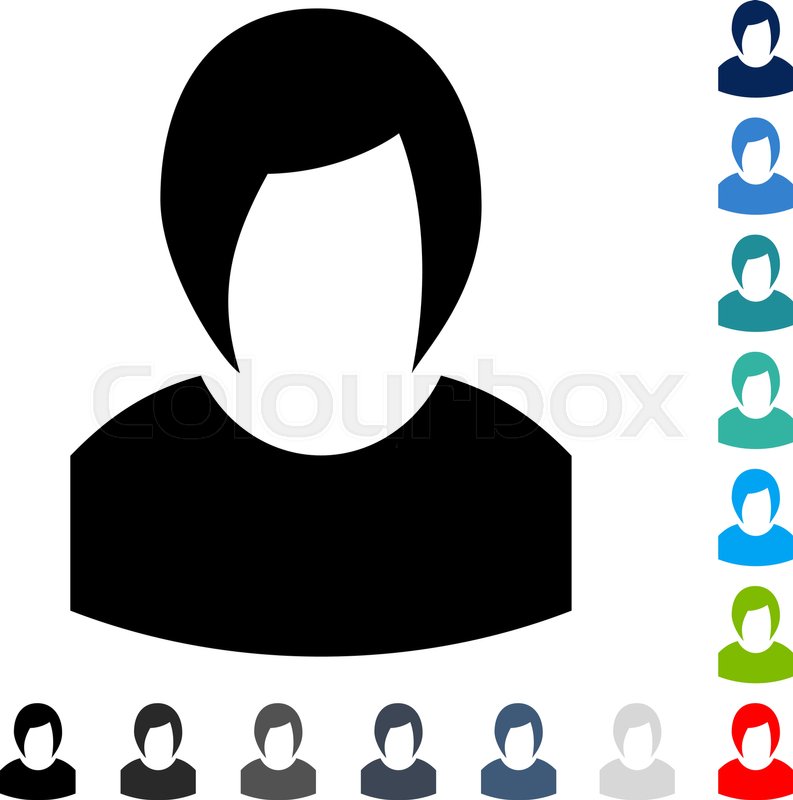 793x800 Woman Profile Icon Vector Stock Vector Colourbox