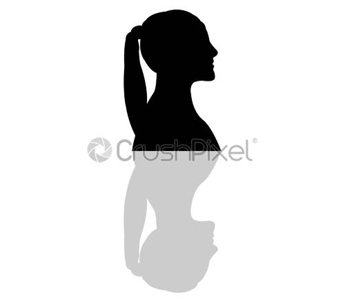 500x438 Woman Profile Icon