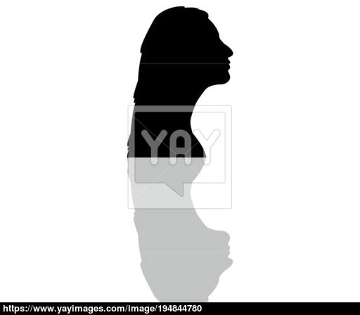 512x448 Woman Profile Icon Vector