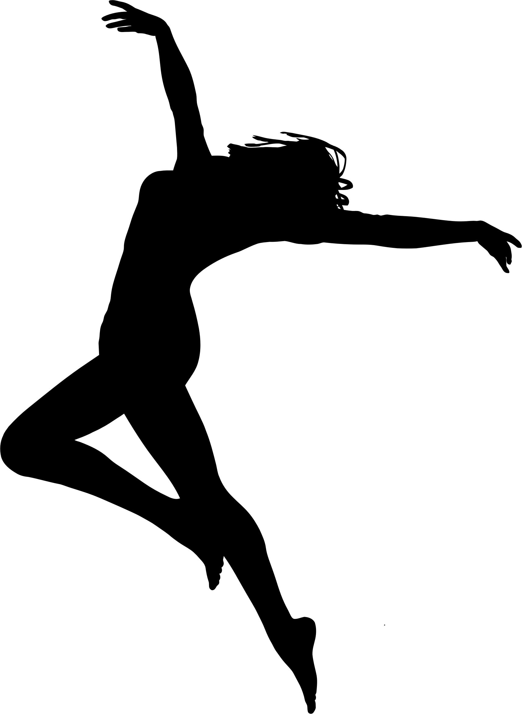1713x2342 Carefree Dancing Woman Silhouette Icons Png