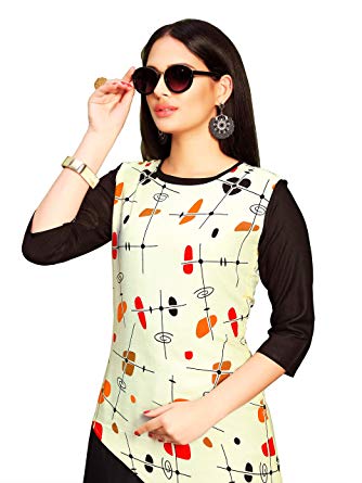 334x445 Fashion Icon Women'smulticoloured Long Printed Kurti Amazon