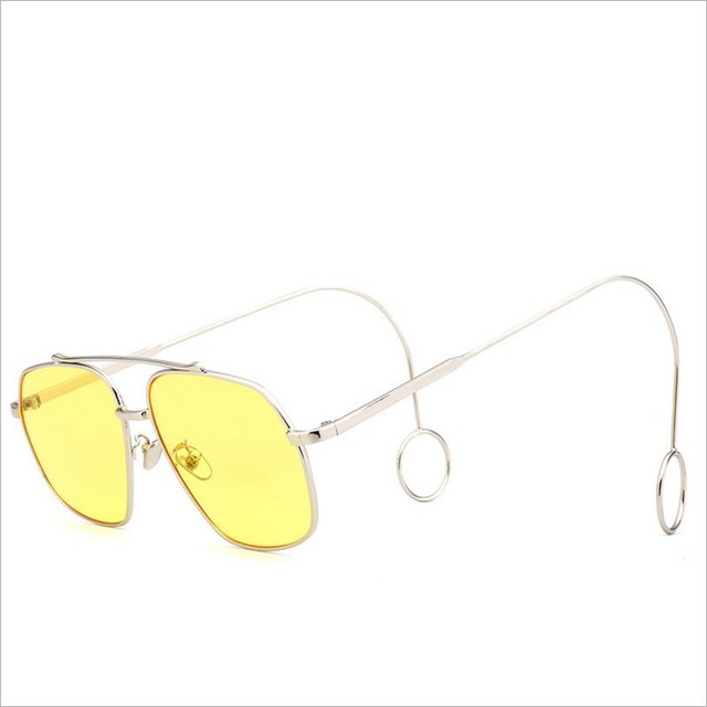 640x640 Personality Earring Style Sunglasses Women Fashion Icon Metal