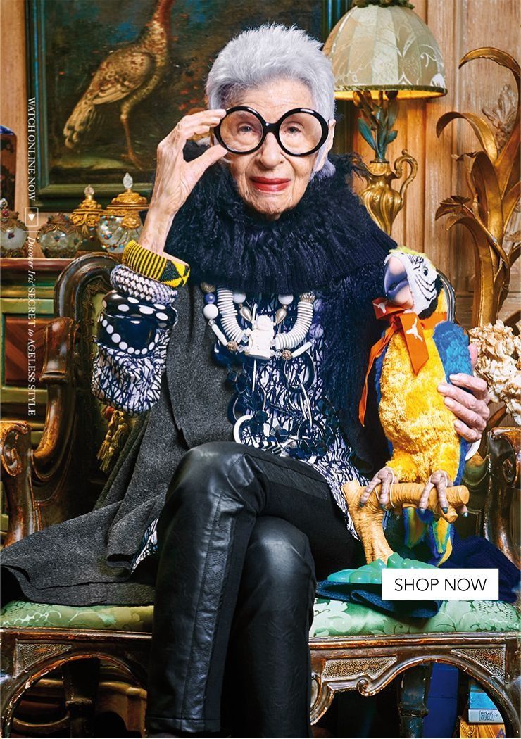 740x1050 Year Old Fashion Icon Iris Stars In Campaign For Australian