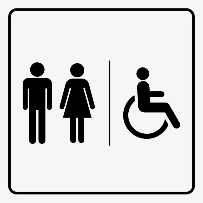 650x651 Restroom Icon Vector