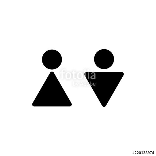 Wc Abstract Vector Icon Man And Women Restroom Icon Sign Washroom 500x500 Wc Abstract Vector Icon Man And Women Restroom Icon Sign Washroom