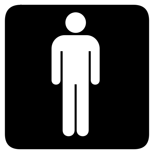 512x512 Mens, Male, Men, Room, Toilet Icon, Bathroom Signs Clip Art Pgn
