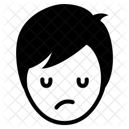 256x256 Cutie, Wonder, Face, Avatar, Boy, Man Icon Of Glyph Style