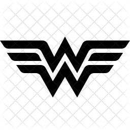 256x256 Wonder Woman Icon Of Line Style