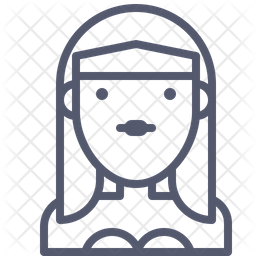 256x256 Wonderwoman Icon Of Line Style