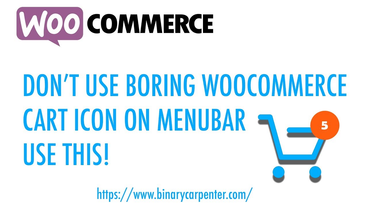1280x720 Bc Menu Bar Cart Icon For Woocommerce