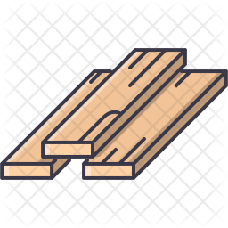 Wood Icon Of Colored Outline Style 256x256 Wood Icon Of Colored Outline Style