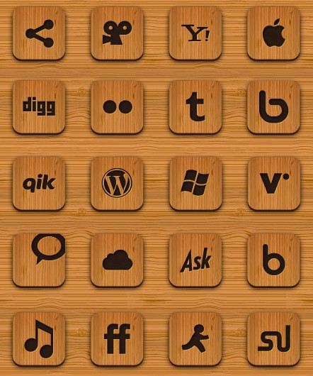 Wood Icon Pack