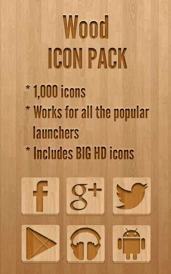 562x900 Icon Pack Wood Requirements Android Overview This