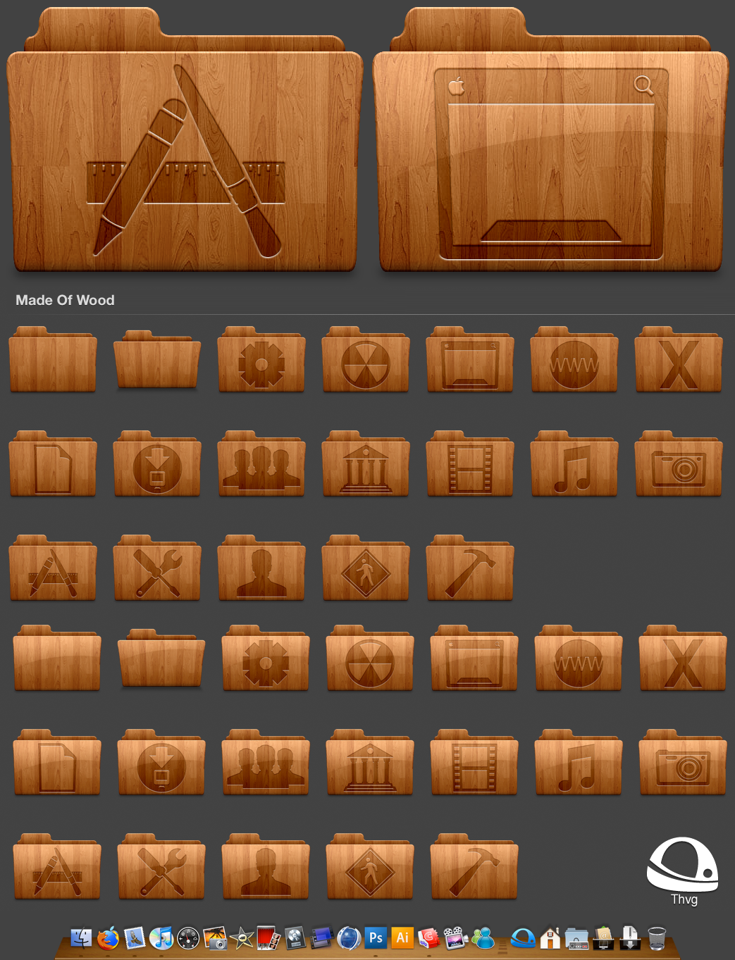 1043x1363 Made Of Wood Icons Pack Cleodesktop