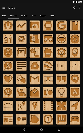 320x512 Wood Icon Pack Latest Version Apk