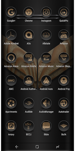 256x512 Daf Black Wood Icon Pack Latest Version Apk