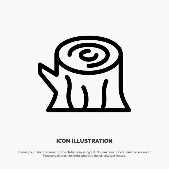640x640 Log Wood Wooden Spring Line Icon Vector, Asia, Asian, Backdrop Png