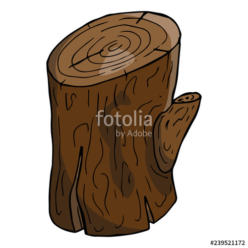500x500 Log Icon Vector Of A Log, Wood Texture Hand Drawn Log Block