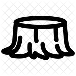 256x256 Wood Log Icon Of Line Style