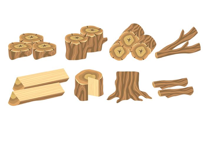 700x490 Wood Log Icons