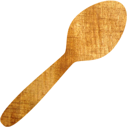 256x256 Light Wood Spoon Icon