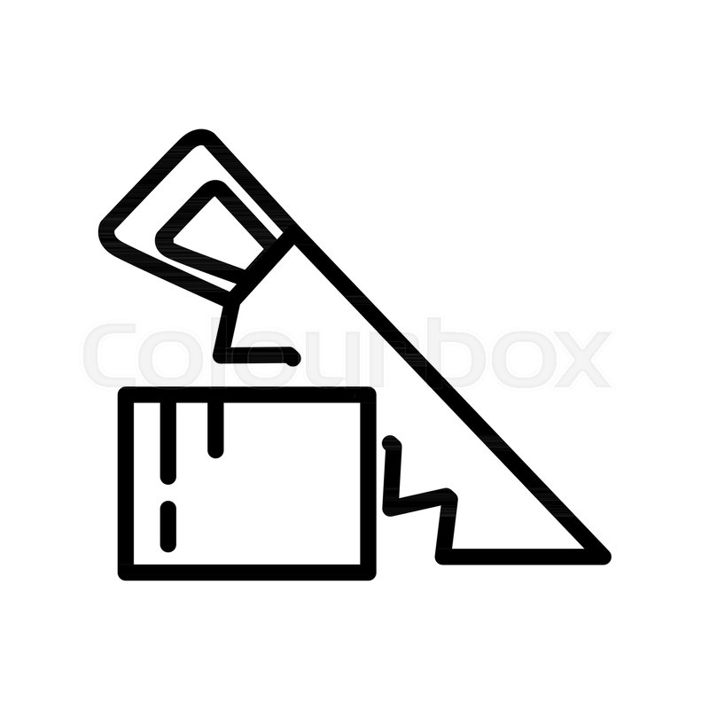 800x800 Woodworking Symbol Icon Stock Vector Colourbox