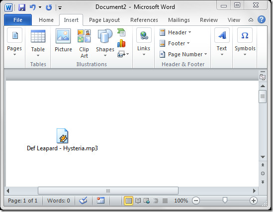 549x426 Insert Audio In Microsoft Word