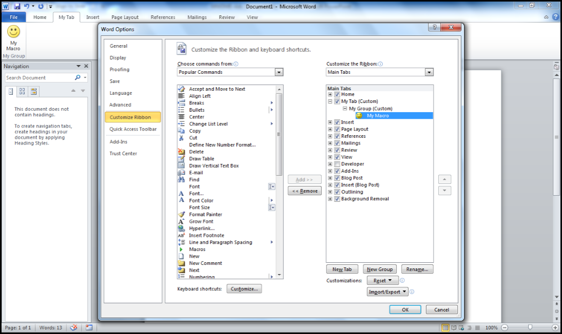 1095x652 Microsoft Word Training How To Record Macros