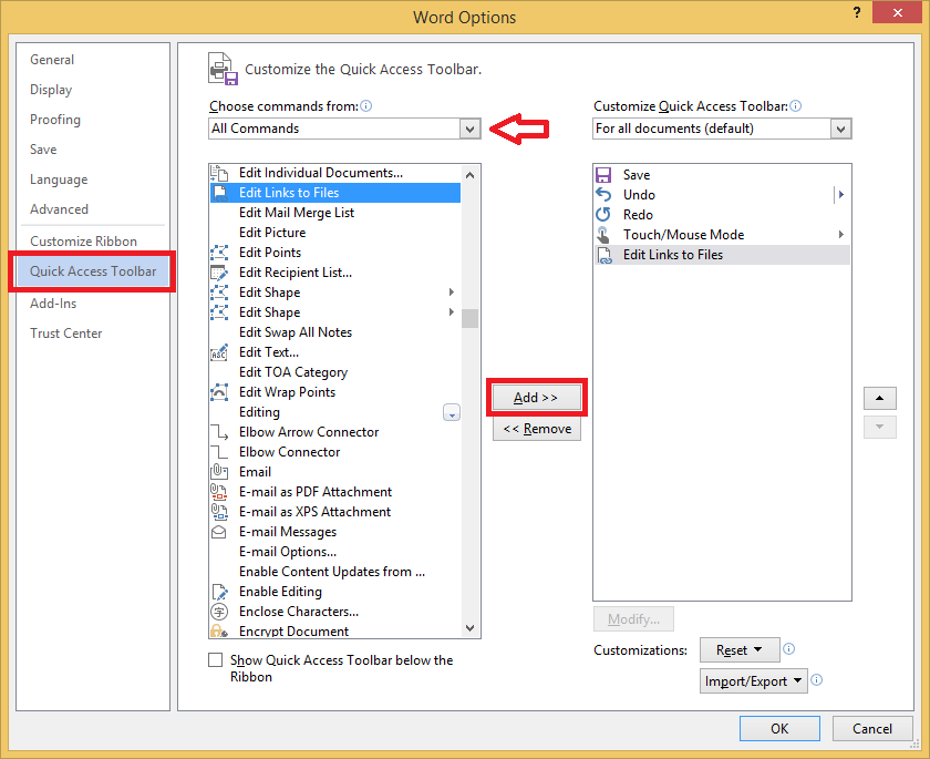 840x685 Word How To Remove Links To Other It Support Guides