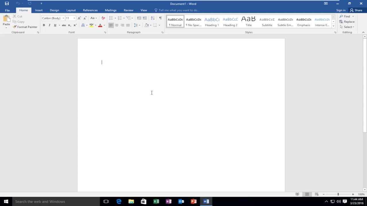 1280x720 How To Hide Or Show Ribbon Bar In Microsoft Word