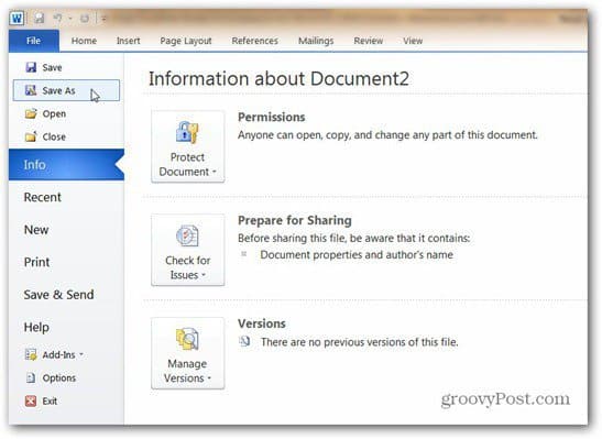 547x399 How To Make Word Save In Word Format