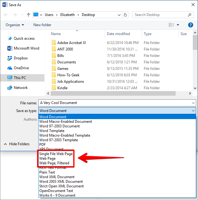 646x650 How To Save A Microsoft Word Document As A Web Page