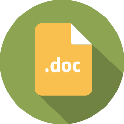 256x256 Document Filetype Word Icon Long Shadow Documents Iconset