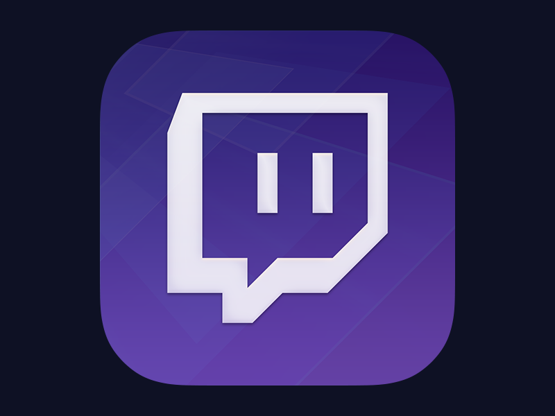 800x600 Twitch Icon Redesign Social Media App Icon, Icon Design, Logo Word