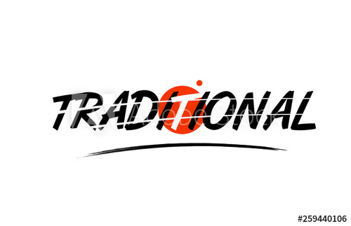 500x323 Traditional Word Text Logo Icon With Red Circle Design