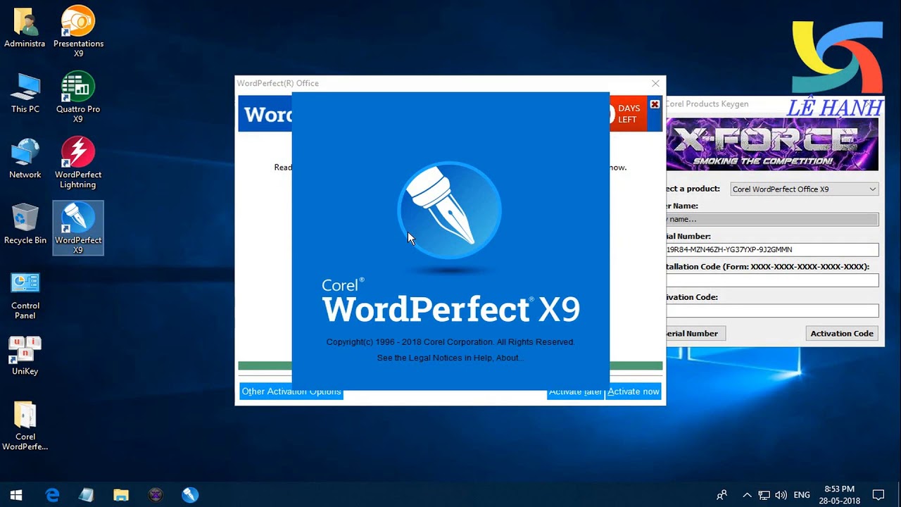 1280x720 Corel Wordperfect Office