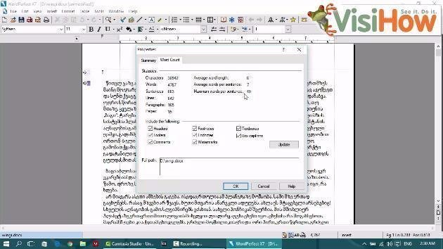 630x354 View Number Of Words In Wordperfect