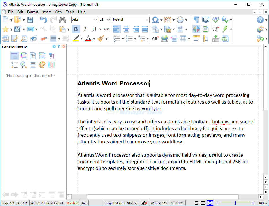 alternativeto atlantis word processor