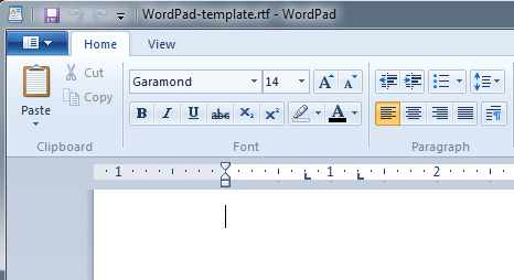 Как сделать проект на wordpad