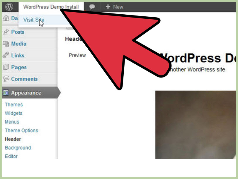 812x612 How To Change The Header In A Wordpress Blog Steps