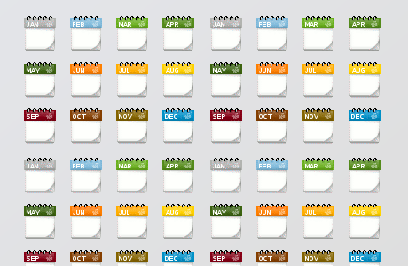 460x300 Calendar Icons For Your Wordpress Blog