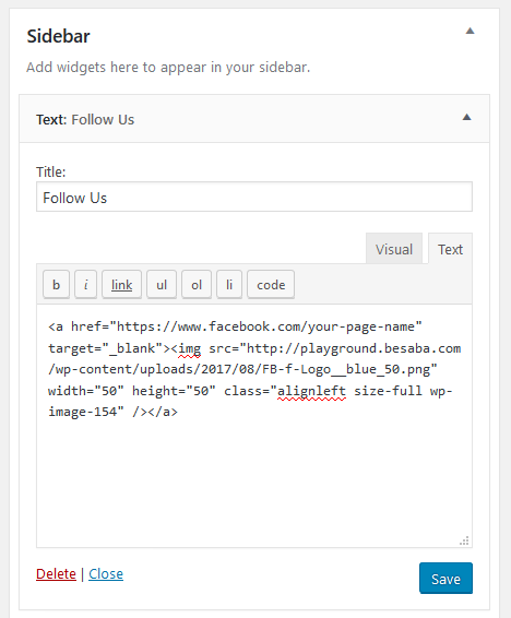 How To Add Social Icons In A Wordpress Widget 468x566 How To Add Social Icons In A Wordpress Widget