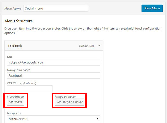 How To Add Social Media Icons To Wordpress Menus 550x405 How To Add Social Media Icons To Wordpress Menus