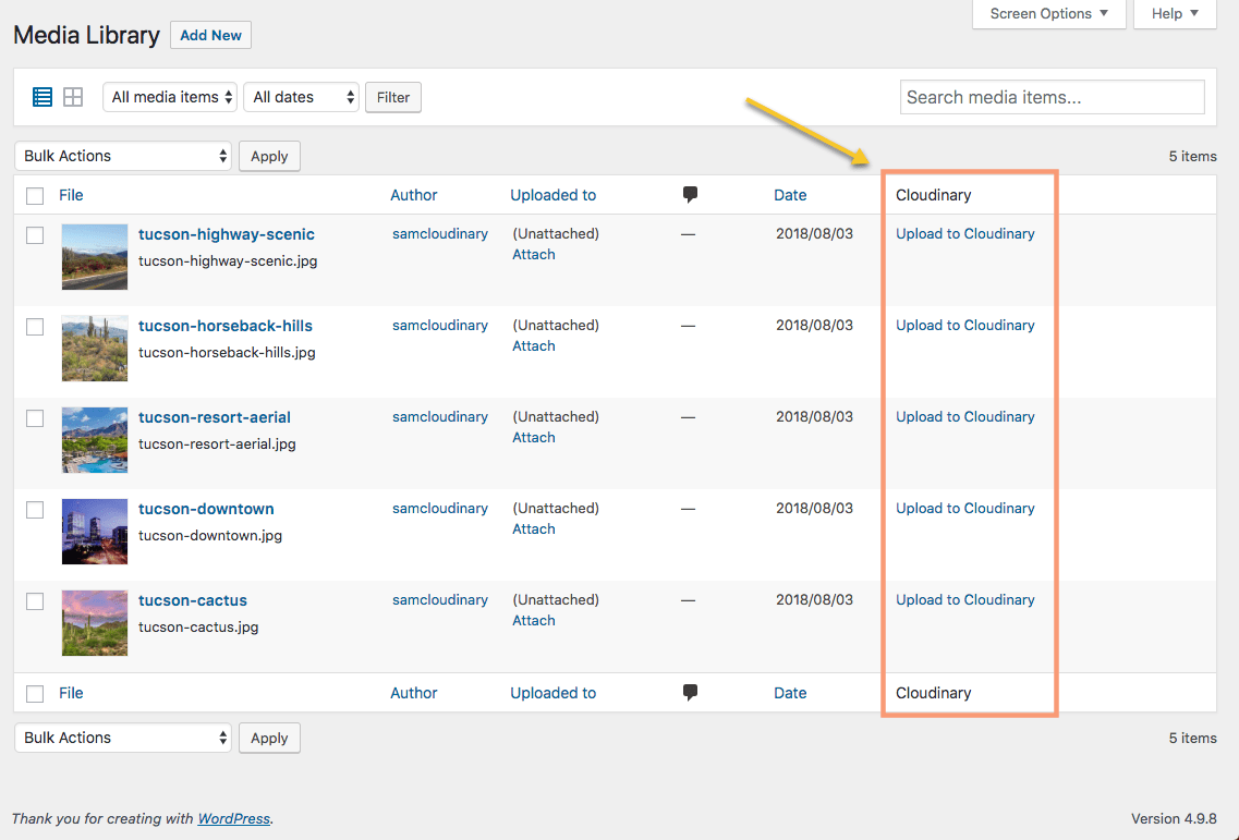 Associating Your Wordpress Media Library With Cloudinary Via 1137x771 Associating Your Wordpress Media Library With Cloudinary Via